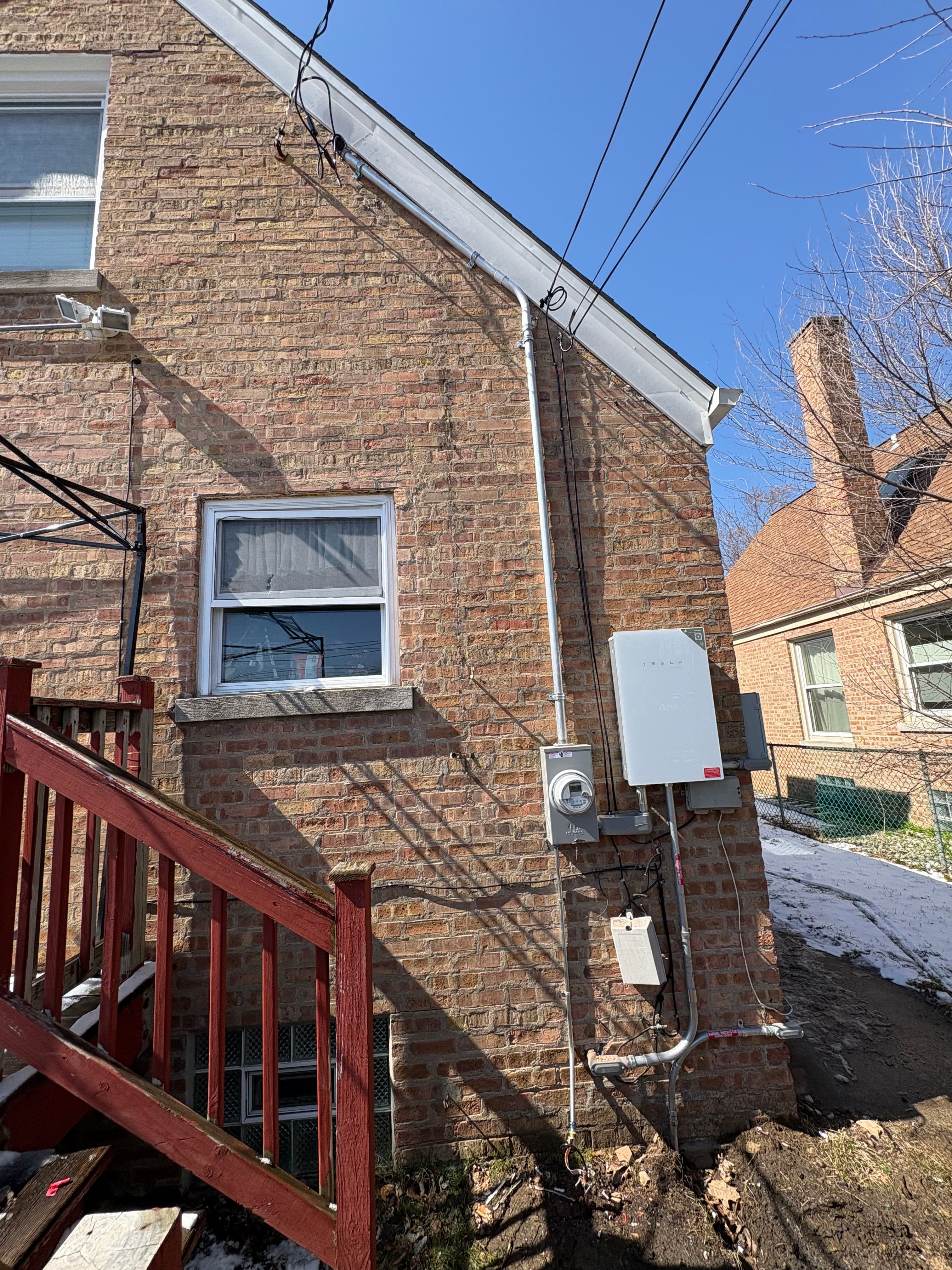 Project Main Service Upgrade with Tesla Solar System Installation image